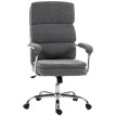 Chaise de bureau Belot ergonomique en chenille gris