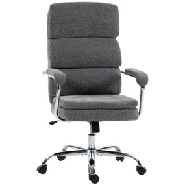 Chaise de bureau Belot ergonomique en chenille gris