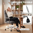 Chaise de bureau Belot ergonomique en chenille gris