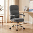 Chaise de bureau Belot ergonomique en chenille gris