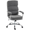Chaise de bureau Belot ergonomique en chenille gris