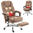 Delay fauteuil de bureau massant ergonomique marron