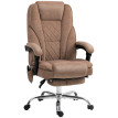 Delay fauteuil de bureau massant ergonomique marron