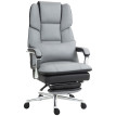 Fauteuil de bureau Eminria ergonomique inclinable gris clair