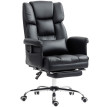 Fauteuil de Bureau Falac Massage Repose pieds Réglable Noir