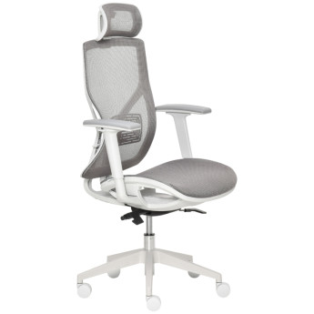 Celin fauteuil de bureau ergonomique chaise gaming appuie tête gris