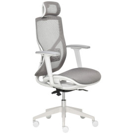 Celin fauteuil de bureau ergonomique chaise gaming appuie tête gris