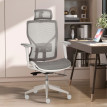 Celin fauteuil de bureau ergonomique chaise gaming appuie tête gris