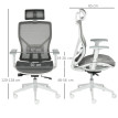 Celin fauteuil de bureau ergonomique chaise gaming appuie tête gris