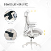 Celin fauteuil de bureau ergonomique chaise gaming appuie tête gris