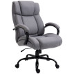 Rivane Chaise de bureau ergonomique pivotante fauteuil gaming gris clair