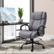 Rivane Chaise de bureau ergonomique pivotante fauteuil gaming gris clair
