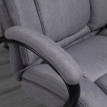 Rivane Chaise de bureau ergonomique pivotante fauteuil gaming gris clair