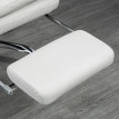 Chaise de bureau Kalova massage chauffante inclinable crème