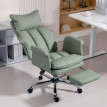 Fauteuil de Bureau Falviac Repose Pieds Dossier Inclinable Cuir Synthétique Vert