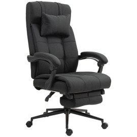 Produit Haray fauteuil de bureau ergonomique avec repose pieds appui tête noir