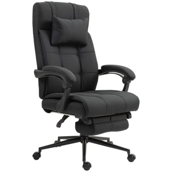 Produit Haray fauteuil de bureau ergonomique avec repose pieds appui tête noir