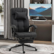 Produit Haray fauteuil de bureau ergonomique avec repose pieds appui tête noir