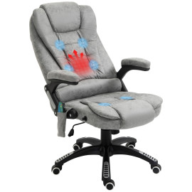 Fauteuil de direction Celel massage chauffage ergonomique gris