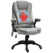 Fauteuil de direction Celel massage chauffage ergonomique gris