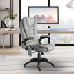 Fauteuil de Bureau Camena massage ergonomique inclinable gris