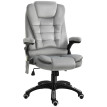 Fauteuil de Bureau Camena massage ergonomique inclinable gris