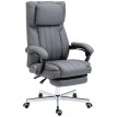Chaise de bureau Merine massage inclinable repose pieds gris