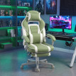 Estares Chaise gaming inclinable repose-pieds support lombaire vert