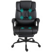 Fauteuil de bureau Norio ergonomique massage repose pieds noir