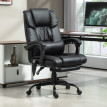 Fauteuil de bureau Norio ergonomique massage repose pieds noir