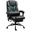 Fauteuil de bureau Norio ergonomique massage repose pieds noir