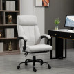 Fauteuil de Bureau Corelena Massage Chauffage Inclinaison Gris Clair