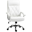 Chaise de bureau Velo ergonomique pivotante réglable blanc