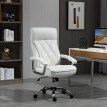 Chaise de bureau Velo ergonomique pivotante réglable blanc