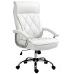 Chaise de bureau Velo ergonomique pivotante réglable blanc