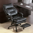 Chaise de Bureau Nalin Cuir PU Inclinable Réglable Noir