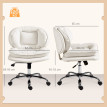 Chaise de bureau Correo siège large réglable inclinable gris