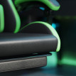 Chaise de gaming Verenne ergonomique inclinable réglable Noir et vert