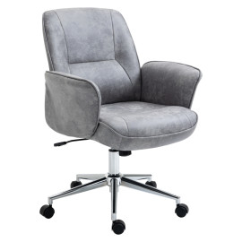 Chaise de Bureau Isin Chaise pivotante ergonomique réglable Gris clair