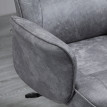 Chaise de Bureau Isin Chaise pivotante ergonomique réglable Gris clair