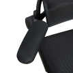 Chaise de Bureau Ylinen Ergonomique Réglable avec Support Lombaire Noir