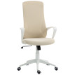 Chaise de bureau Estvin pivotante réglable avec accoudoirs beige