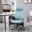 Chaise de Bureau Ergonomique Inclinable Réglable Erlena Bleu