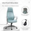 Chaise de Bureau Ergonomique Inclinable Réglable Erlena Bleu