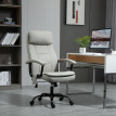 Chaise de bureau Felilara massante ergonomique massage lombaire beige