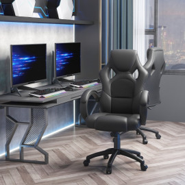 Chaise de Bureau Belreian Pivotante Ergonomique Noir