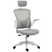 Chaise de bureau Ralo ergonomique basculante support lombaire gris