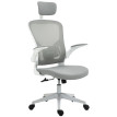 Chaise de bureau Ralo ergonomique basculante support lombaire gris