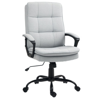 Chaise de bureau Lumisos bascule réglable hauteur gris