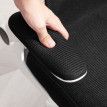 Jarorine Chaise de bureau ergonomique pivotante réglable noir